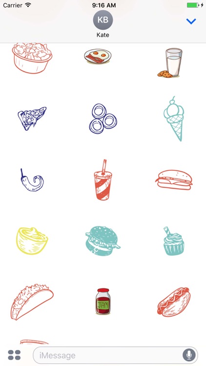 Yummy Food Sticker Pack screenshot-3