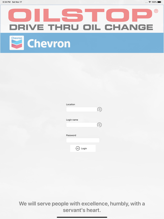 Oilstop Manager iPad screenshot