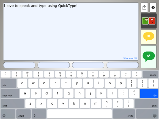 Screenshot #4 pour Quick Type AAC
