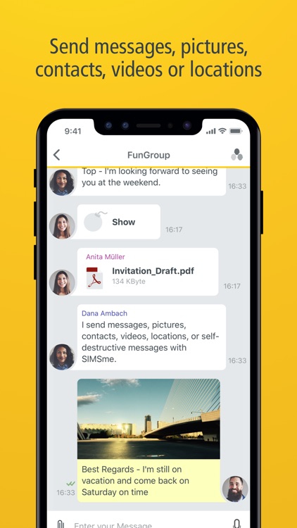 SIMSme – Your secure messenger