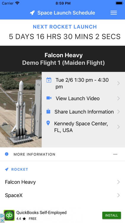Space Launch Schedule