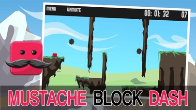 Mustache Block Dash screenshot 2