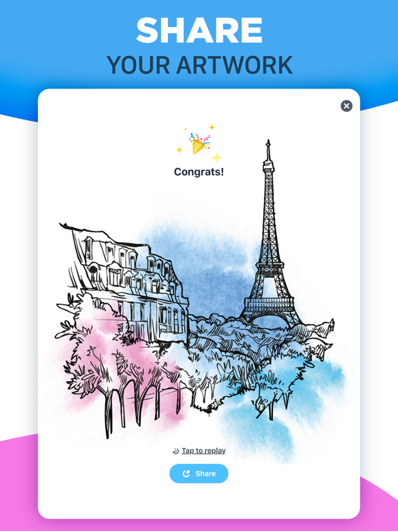 Dots Art - Connect the Dots iPad screenshot 5 - Entertainment app