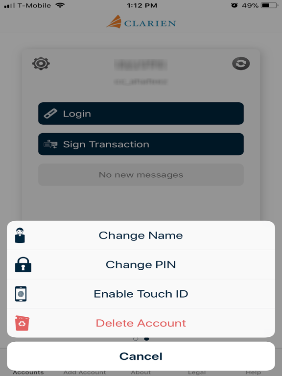 Screenshot #5 pour Clarien Soft Token