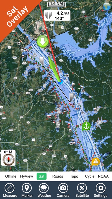 Kentucky Barkley Lakes HD Maps screenshot 2