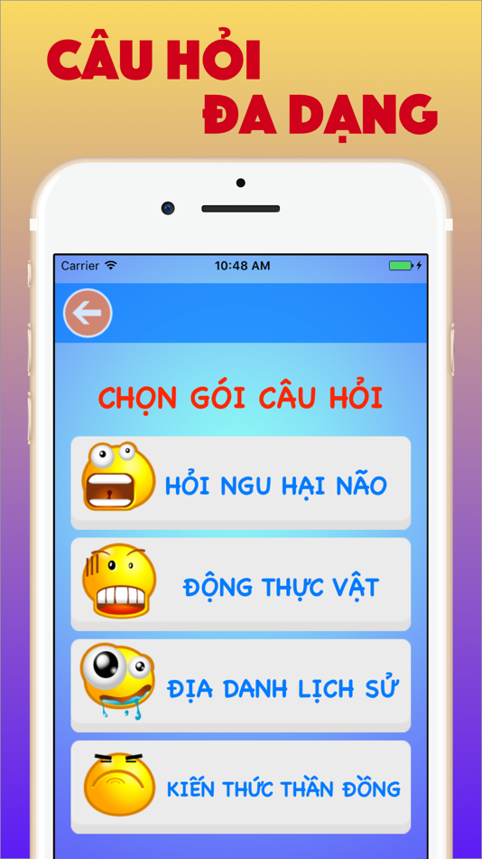 #2. Hỏi ngu - Đố vui hại não theo chủ đề (iOS) 由: Huan Nguyen