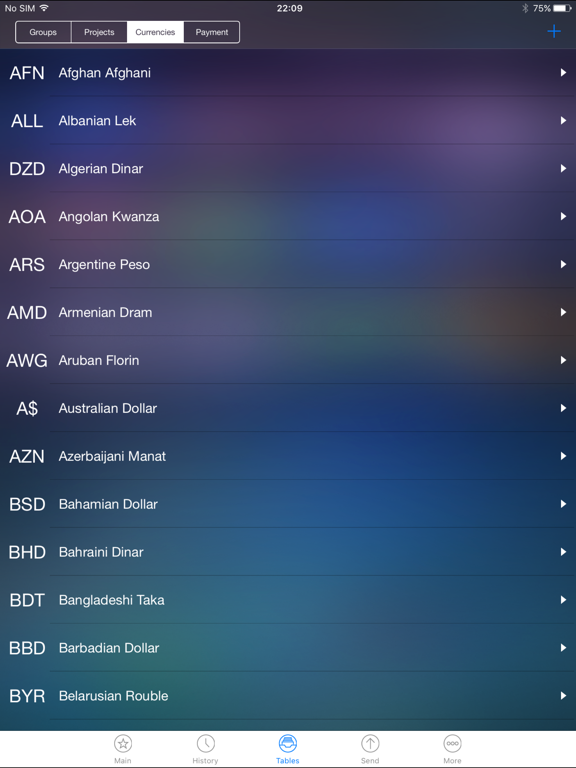 Live Expenses iPad screenshot 4 - Finance app