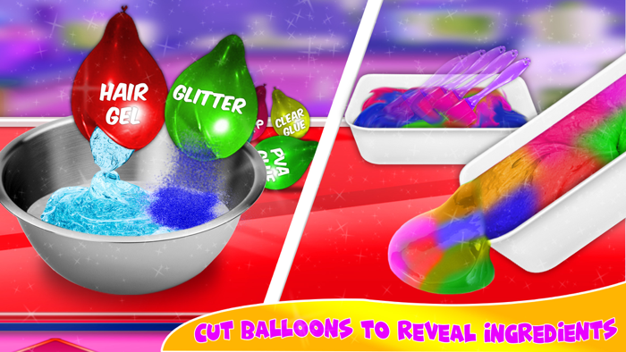 Clay Ball and Balloon Slime Game