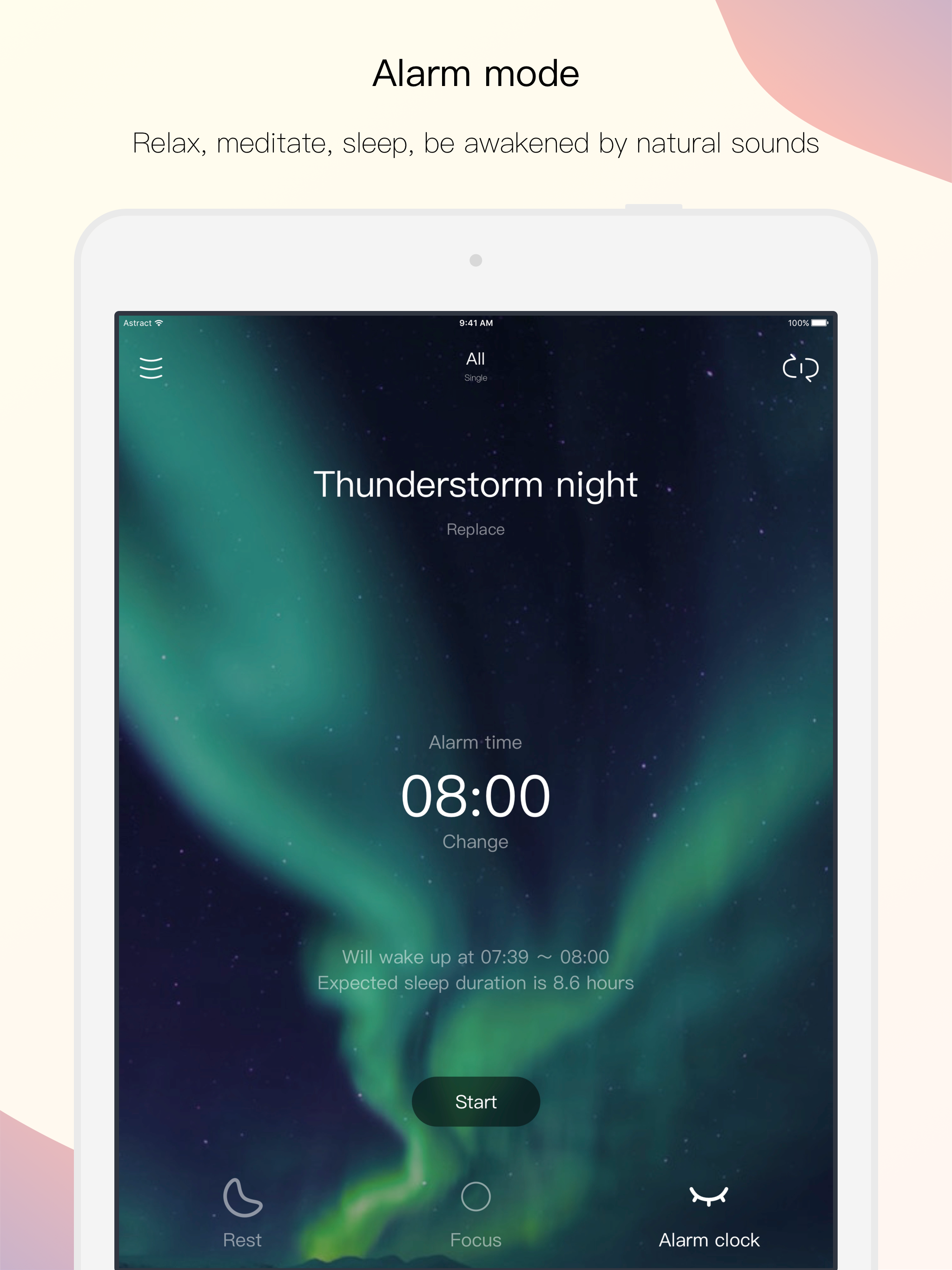 RestX - Rest sleep alarm clock