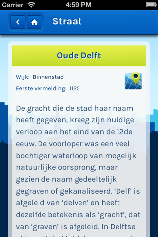 Straatnamen van Delft screenshot 3