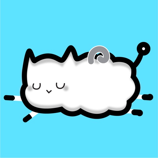 Astronaut Cat Animated Sticker iOS App