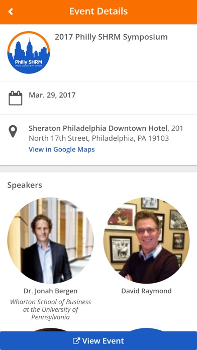 Philly SHRM screenshot 2