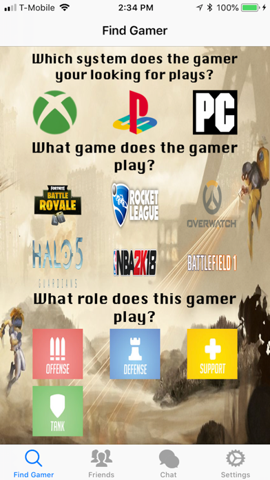 Gamer Match app screenshot 2