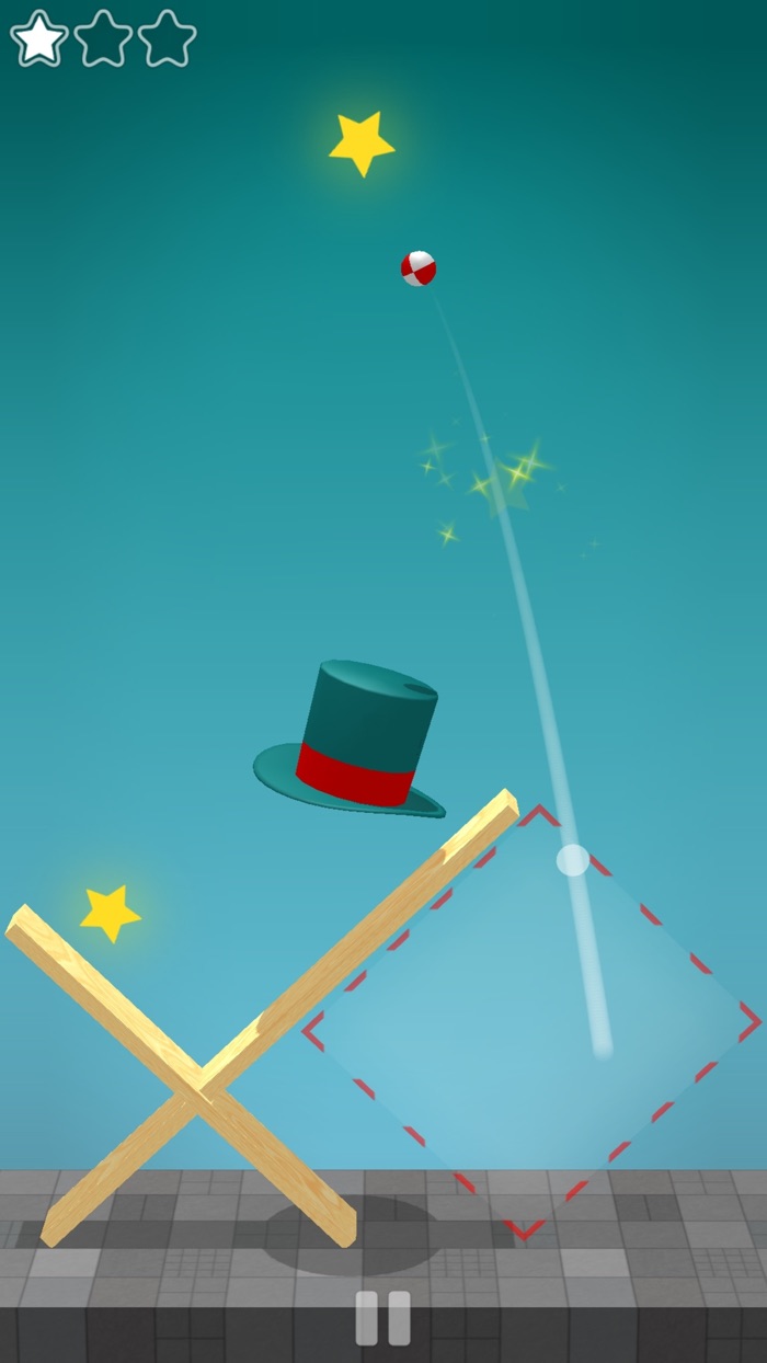 Magic Hat physics puzzle game