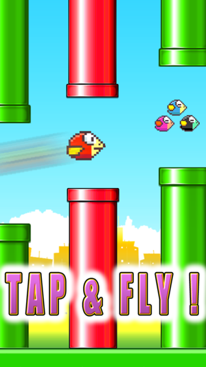 Jumpy Red Bird - Tube Hopper(圖2)-速報App