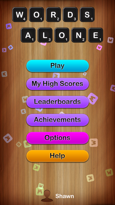 Words Alone - a Solitaire Word Game Screenshot 2