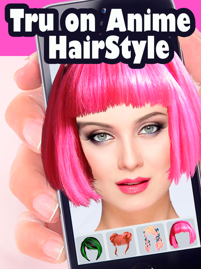 Anime hair color change salon