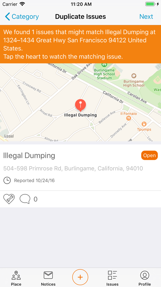 #5. Access Burlingame (iOS) Podle: SeeClickFix