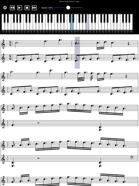 Midi Sheet Music