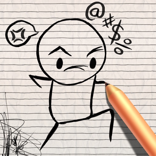 Jetpack Doodle: Trolled by Paper Icon