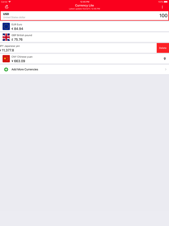 Screenshot #5 pour Currency Lite - Real Time