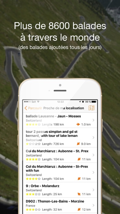 Screenshot #2 pour Best Biking Roads