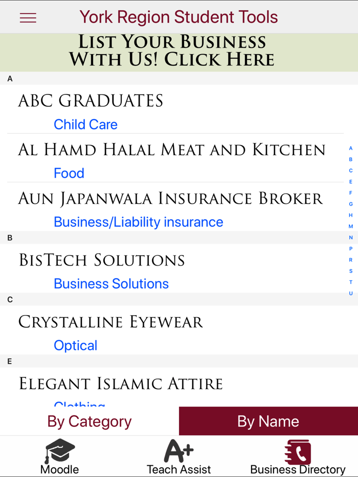 York Region Student Tools