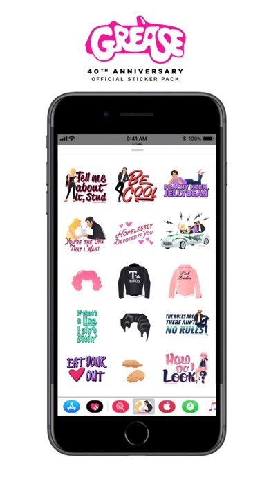 Screenshot #1 pour Official Grease Stickers