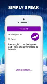 speak to translate - simple iphone screenshot 1