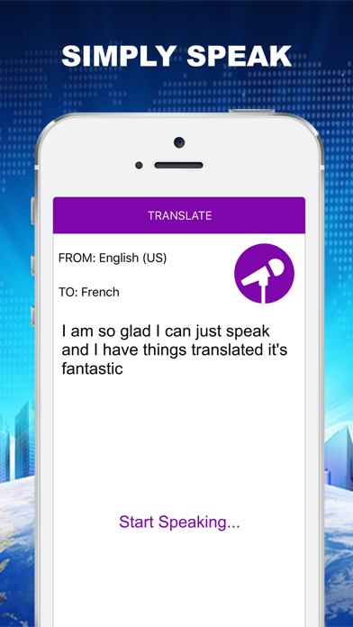 Screenshot #1 pour Speak To Translate - Simple