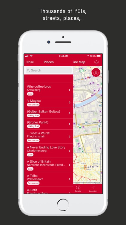 Berlin & Potsdam Offline Map