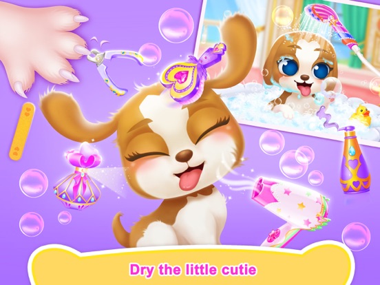 Princess Libby's Puppy Salon iPad screenshot 4 - Games app