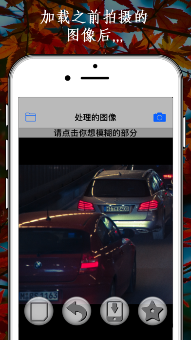 应用程序部分模糊照片 screenshot