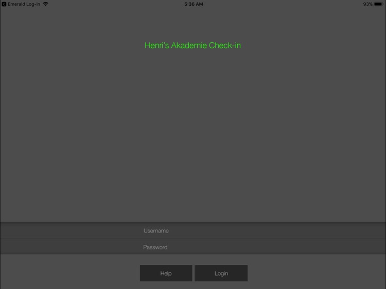 Henri’s Akademie Check-in