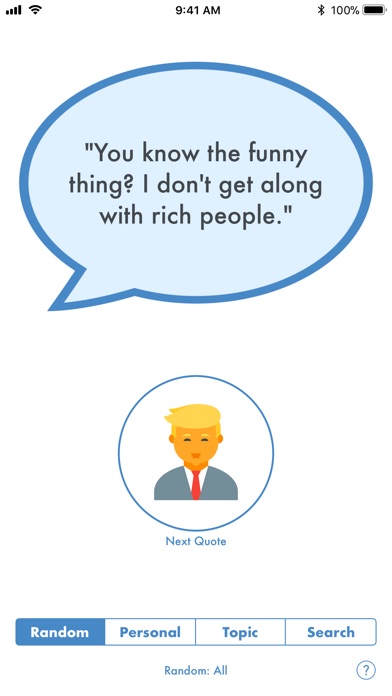 Trump Quote Archive screenshot 3