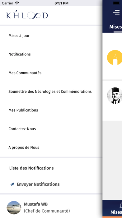 Screenshot #1 pour Khoolood Obituary News