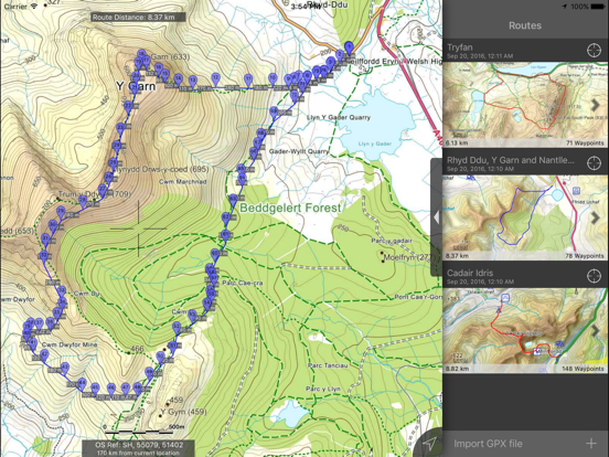 Screenshot #5 pour Snowdonia Maps Offline