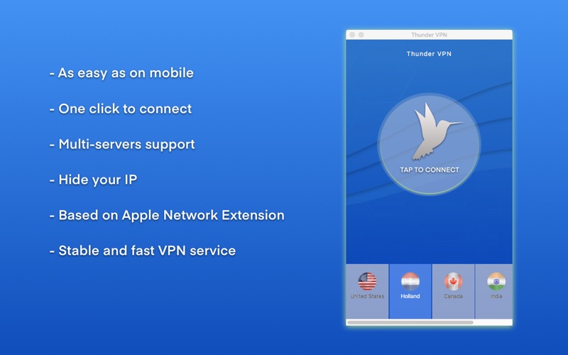 Screenshot #1 pour Thunder VPN & Wifi Proxy