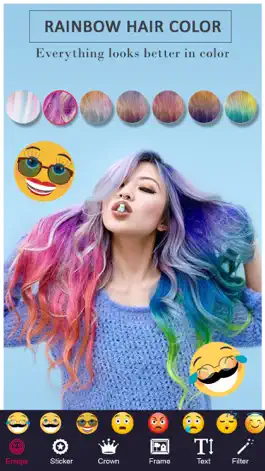 Game screenshot Multi Hair Color Changer App apk