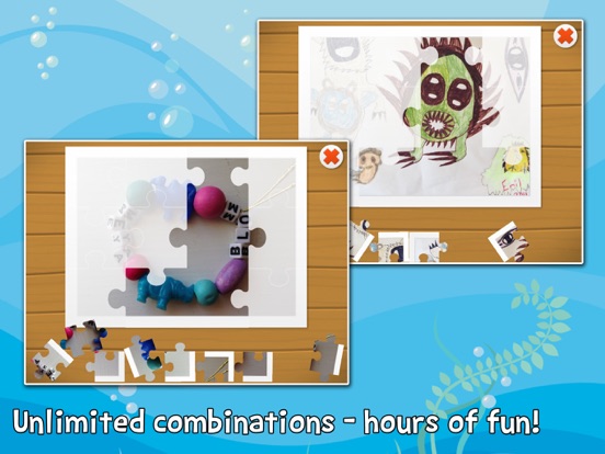 My own puzzle kids app iPad screenshot