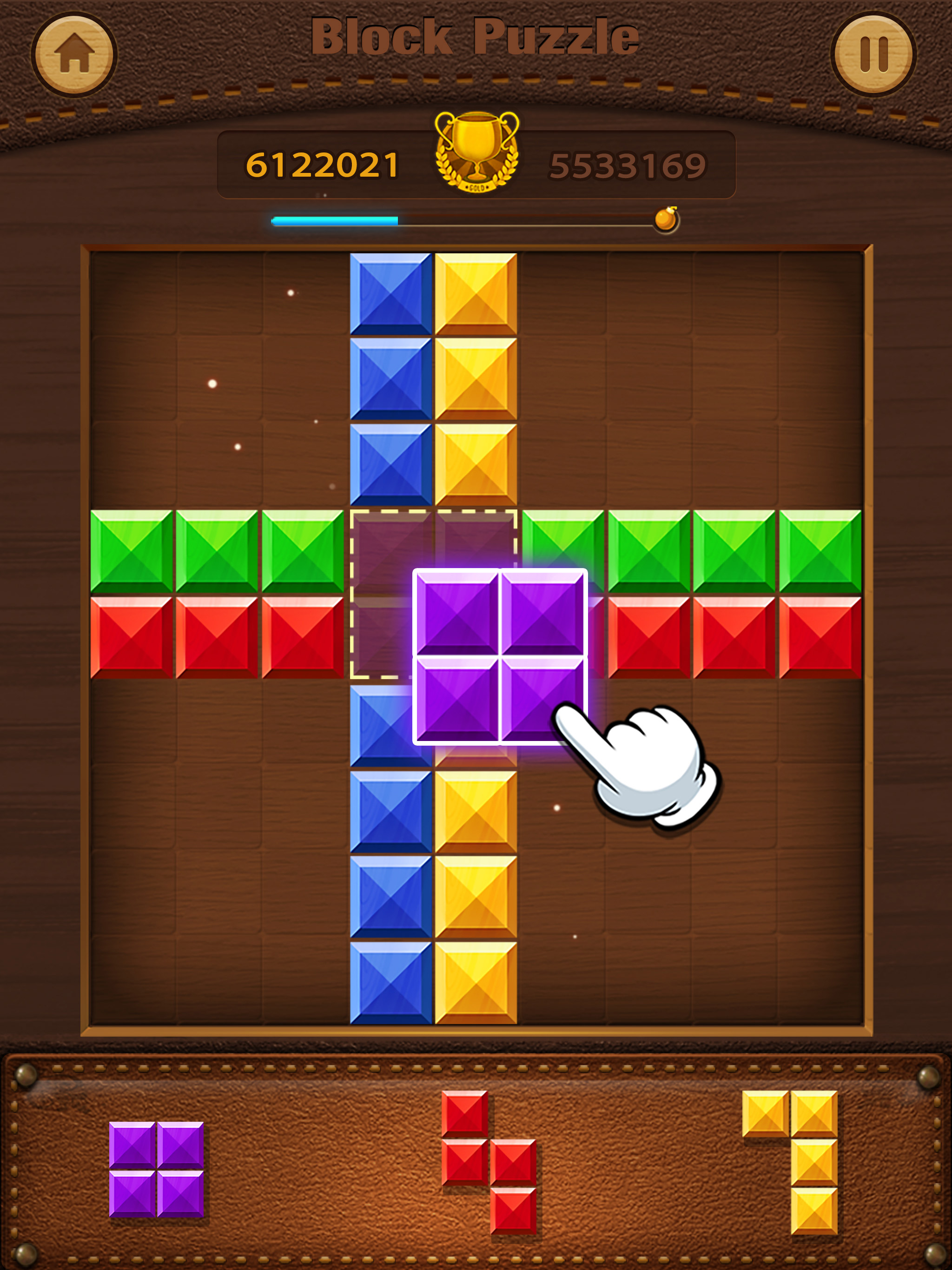 Wood Puzzle - Block Pop