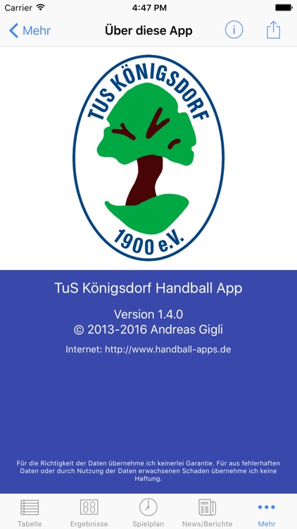 TuS Königsdorf Handball screenshot-3