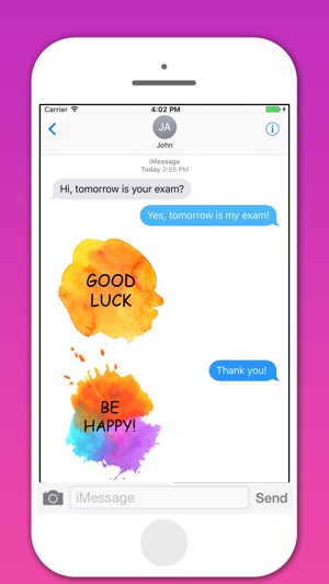 Watercolor Greetings Stickers Pack(圖4)-速報App