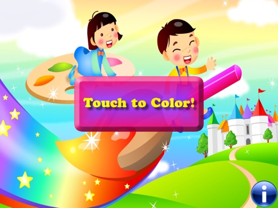 Coloring Shapes for Toddlers ! iPad screenshot