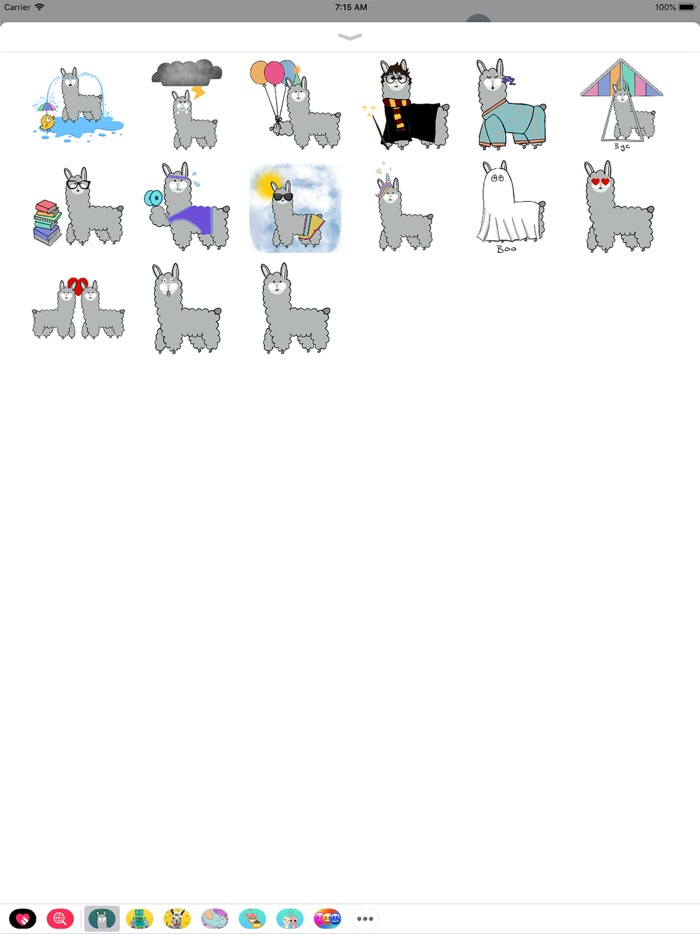 Cute Llama Stickers