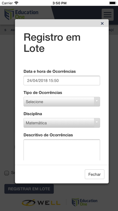 App screenshot