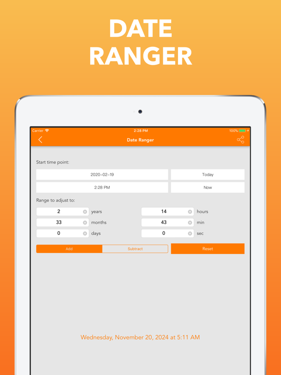 Screenshot #5 pour Time + Date Calculator