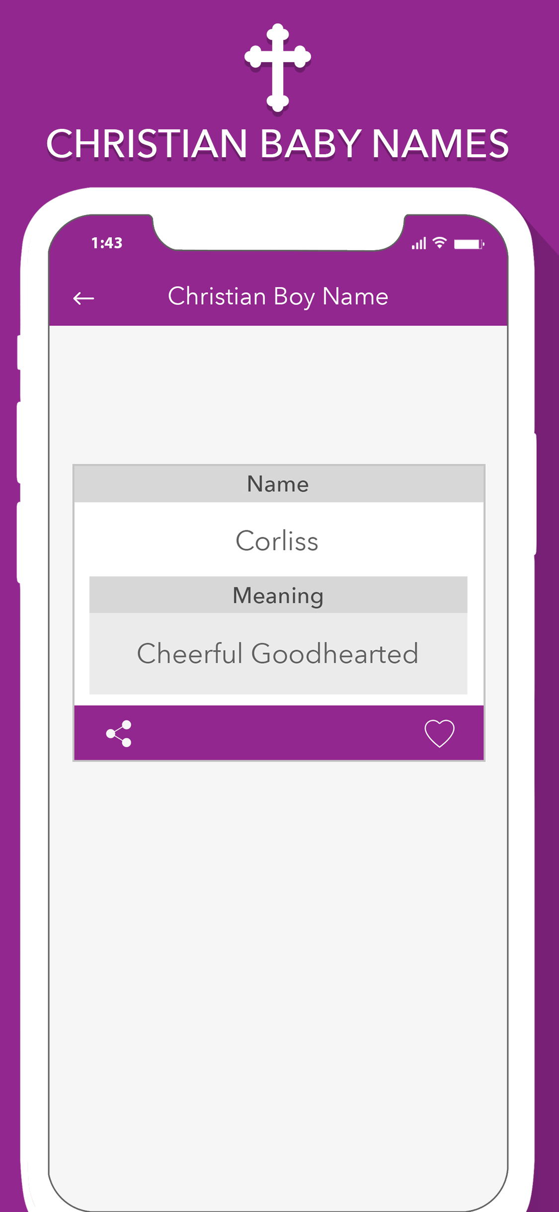 Christian Baby Names : Meaning