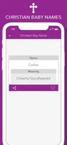 Christian Baby Names : Meaning screenshot #4 for iPhone