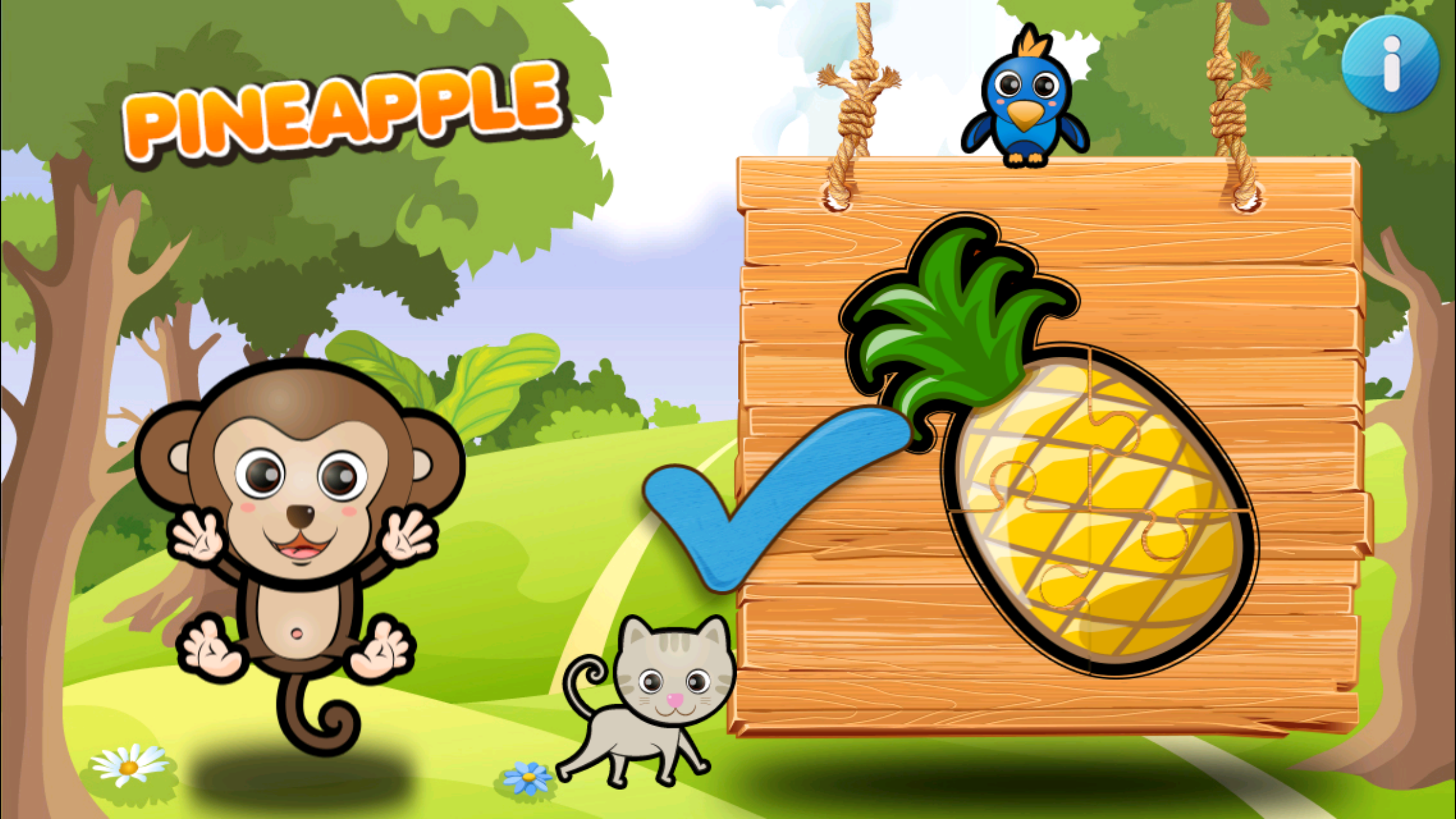 ABC Jungle Puzzle Game